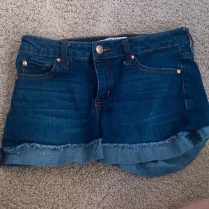 Dark blue junior jean shorts Celebrity pink